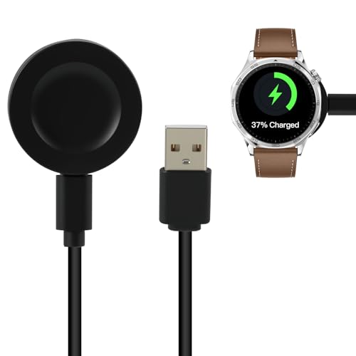 Caricatore Magnetico Universale Compatibile con Watch GT 5, 5 Pro, GT 4, 3, Watch 4, 3,3 Pro e Ultimate – Dock di Ricarica Portatile con Cavo di Ricarica da 100 CM, Nero