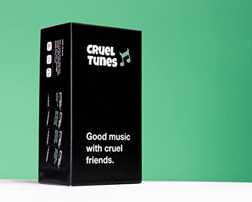 Cruel Tunes- The Hilarious Adult Party Game for Music Lovers| Fun Game for Pregames, Game Nights, and Drinking Games|