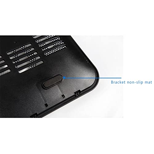 Base refrigerante portátil para notebook con dos ventiladores silenciosos miniatura 4