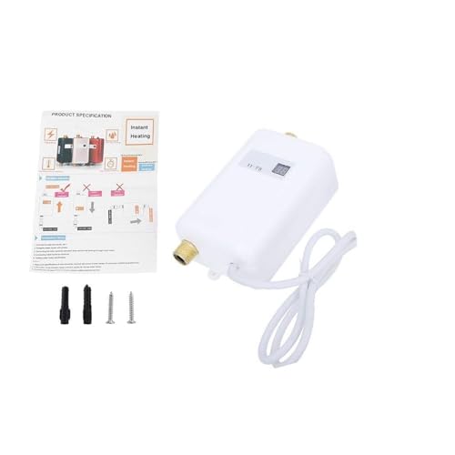 Chauffe-eau instantané électrique 3800W avec affichage température LED