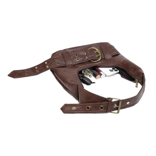 Hobo Bag for Women Vegan Leather Slouchy Tote Bag Vintage Medium Y2K Shoulder Handbag for travel4