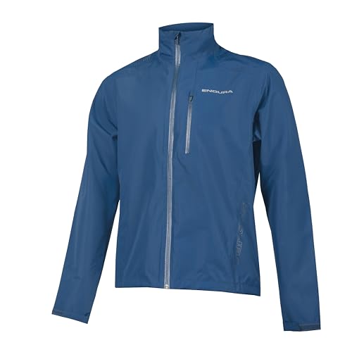 Endura Hummvee Waterproof Ciclismo Giacche per Uomo, Blueberry, S