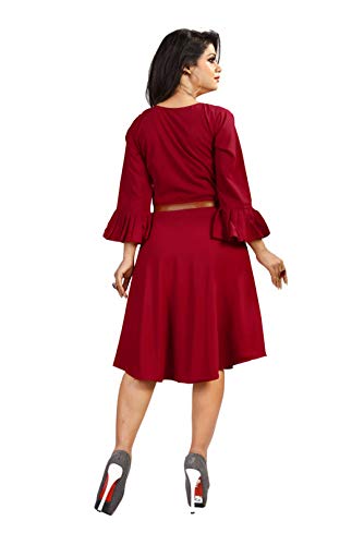 Image of Women's Rayon Butterfly Sleeves Dresses