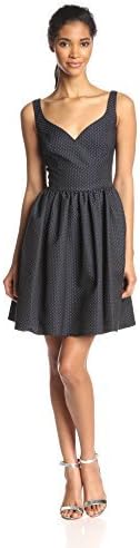Jill Jill Stuart Women's Candy Button Jacquard Fit & Flare Dress