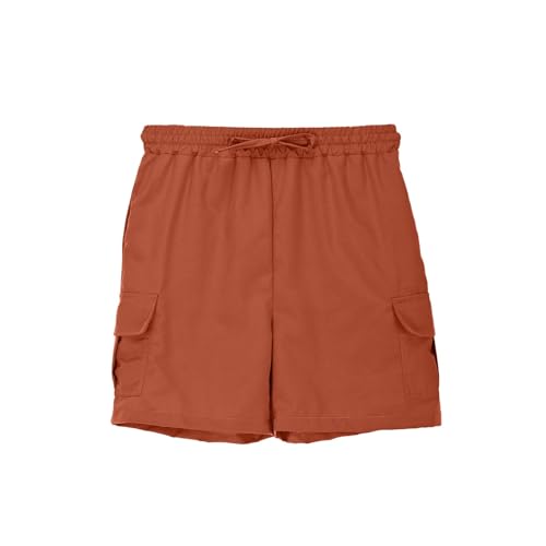 Boys' Pull on Cargo Shorts School Uniform Khaki Athletic Shorts for Boys Quick Dry Cargo Hiking Pants Baggy Sweatpant2