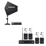 Phenyx Pro UHF Mono Wireless in-Ear Monitor System PTM-11-4B Bundle with UHF Wireless Antenna PAS-227X