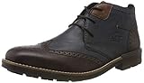 rieker schuhe herren Weicher Gehcomfort Rieker Herren B1343 Klassische Stiefel, Rot (Violetrouge/Ozean/Wood 35), 42 EU