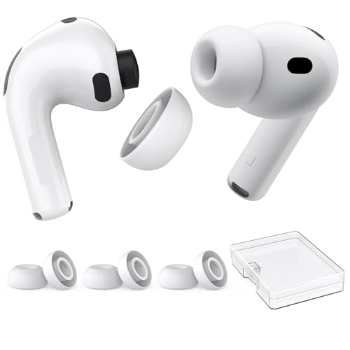 DESIGN PER AIRPODS PRO 3: Si prega di notare che questi auricolari in silicone sono compatibili SOLO con AirPods Pro 3a generazione (2025) e non con altri dispositivi. Sono auricolari di ricambio ideali quando quelli originali sono danneggiati, graffiati, difettosi o smarriti.