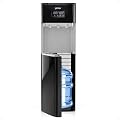 OSTBA Bottom Loading Water Cooler Dispenser for 3 & 5 Gallon Bottles, Hot Cold & Room Temperature Water Dispenser with LED Display, Child Safety Lock, Stainless Steel Tank for Home Office