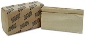 Boardwalk BWK6210 SINGLEFOLD PAPER TOWELS, BROWN, 9 X 9 9/20, 250/PACK, 16/CARTON1 CT