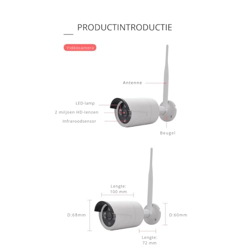 NVR Camera Kit évitez les fausses alertes avec la détection humaine 3MP