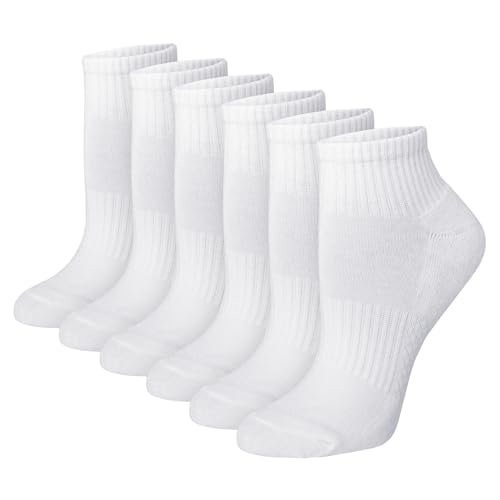 Image of Hanes Women's Moves Ankle Socks, Performance Socks for Women, X-Temp, Cushioned with Arch Support