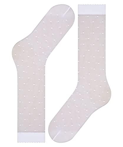 Image of FALKE Women's Dot 15 Denier Knee-High Socks, Patterned Stockings, Casual and Dress, Ultra Sheer Fine Mesh, Nylon