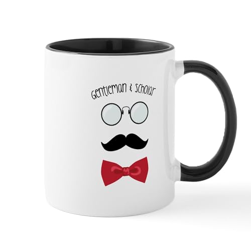 Mug de cerámica Gentleman Scholar 11 oz miniatura 1