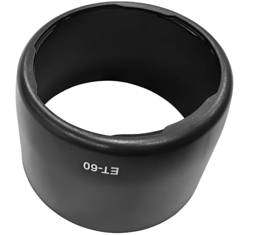 Capuchón de lente ET-60 para Canon RF 75-300 mm f/4-5.6 y EF 75-300 mm f/4-5.6 III, compatible con lentes Canon EF75-300mm f/4-5.6 III USM, marca HUIPUXIANG, diámetro 58 mm miniatura 5