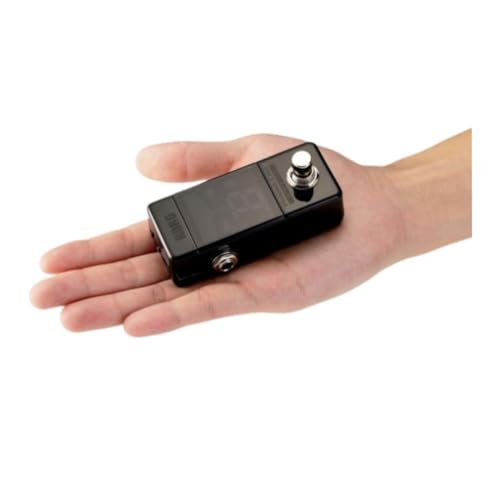 Image of Korg Pitchblack X Mini Chromatic Guitar Pedal Tuner w / Four Display Modes and High Visibility Display (PBXMINI) | ±0.1¢ Accuracy, High-Visibility Display, 4 Meter Modes, Ultra Buffer and True Bypass, 9V DC or 2xcr2032 Power
