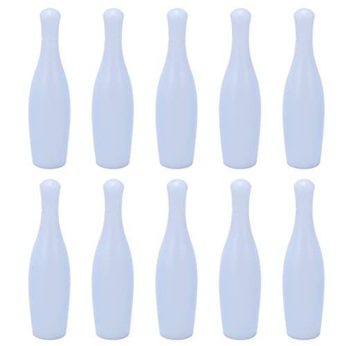 Produktfoto von Keenso 10 Stücke Mini Bowlingkugeln Set Kunststoff Tragbare Bowlingkugeln Spielzeug Geschenke für Indoor Outdoor&hellip;