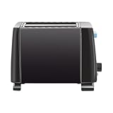 Fxzqgnh Máquina de Café Da Manhã com Pão Máquina Compacta para Sanduíches Doméstica com Economia de Espaço, 2 Fatias para Torrar Pão