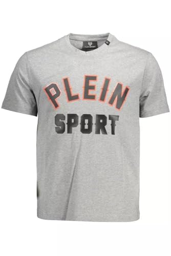 T-shirt gris homme en coton doux col rond coupe classique