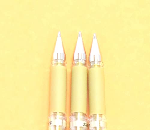 Uni-Ball Signo Broad Point Gel Impact Pen Gold Ink, 1.0Mm, 3 Pens Per Pack (Japan Import) [Komainu-Dou Original Package] #TOP2