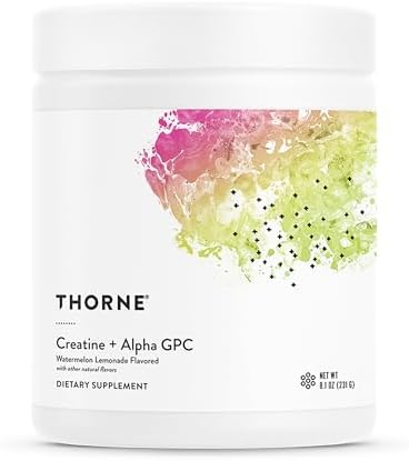 THORNE - Creatine + Alpha GPC - Micronized Creatine Monohydrate P...