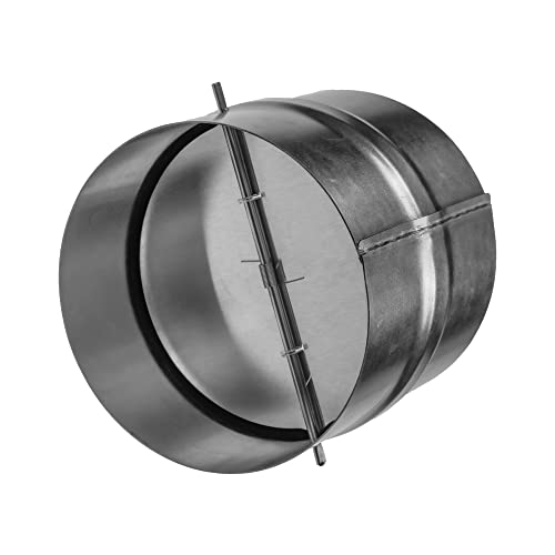 Draft Blocker 4 Inch - Backdraft Damper - Draft Stopper - Backflow Preventer - Vent Deflector (4'' Inch) #TOP2