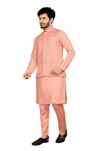 Image of Trustous Traditional Men's Kurta Koti Set (3 PCS SET)