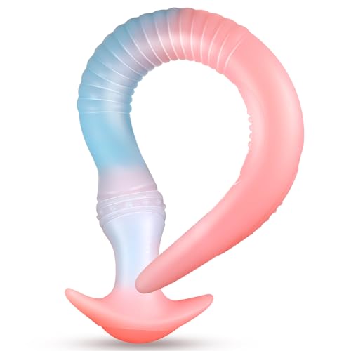 22.8IN Extra Large Silicone EEL Anal Toy Extra Long Butt Plug Dildo for deep Pleasure Soft and Flexible Anal Plug for Prostate Massage and G-spot Stimulation for Both Men and Women