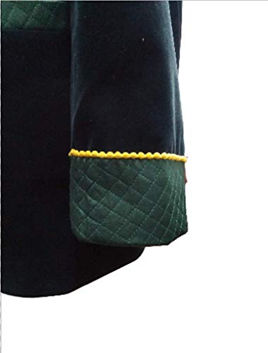 Men Smoking Jackets Green Velvet Coat Quilted Jackets Robe Dinner Jacket for Christmas Party Wear4
