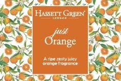 Hassett Green London - Just Orange Scented Candle in a Glass Tumbler, 150g Boxed, 6.5 cm (W) x 8.5 cm (H) - Image 3
