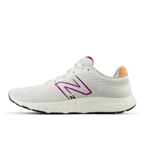 New Balance Women's 520 V8 Running Shoe, Grey Matter/Purple Fuchsia/Copper, 6 Wide