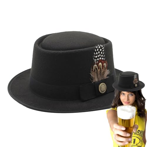 La mejor selección de Bombines para Mujer los mejores 10. 49 bombín negro, disfraz de sombrero de Oktoberfest, Sombreros Oktoberfest para hombres, Trajes De Oktoberfest Para Mujer, Accesorios De Disfraces De Oktoberfest Con Plumas,...