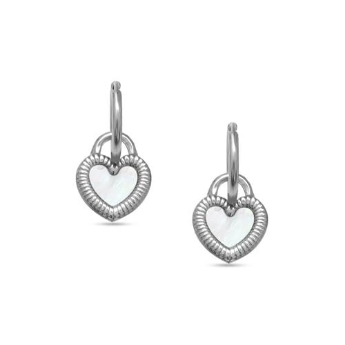Image of Rubans Demi Fine Stainless Steel Hoop Earrings Daily Gift for Women & Girls