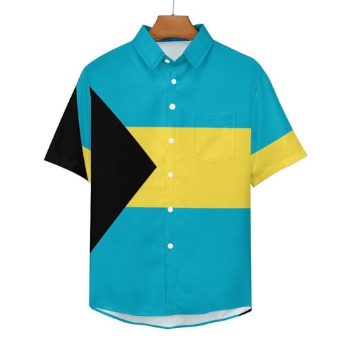 Chemise drapeau décontractée homme manches courtes été - 4