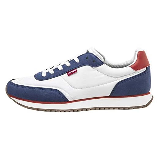 Levi's Stag Runner, Sneakers Hombre, White Normal, 42 EU