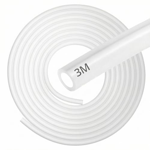 QWORK® Tuyau CO2 pour aquarium de 3 mètres, 4mm ID, 6mm OD, pour transfert d'eau, d'huile et d'air