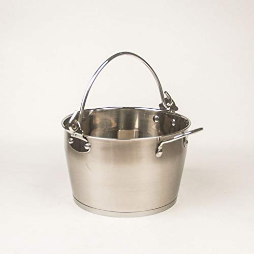 JIAQUAN-SHOP Eiseimer,Eiswürfelbehälter Multifunktionaler großer Jam-Eimer Edelstahl EIS Eimer Tragbarer EIS Eimer Hotel… – Bild 5