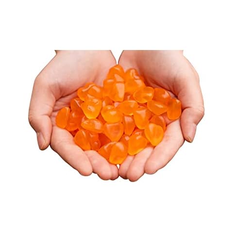 Fruchtgummi Herzen mit Fruchtsaft und Aprikosengeschmack, Fruchtsaft-Marillen-Herzen Cover