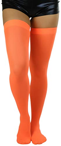 Image of ToBeInStyle Women's Nylon Thigh High Schoolgirl Opaque Stockings