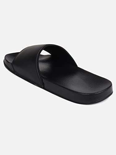 Image of hummel CHUNK MEN SLIDERS Comfortable Cushioned Sole Arch Support Durable Lightweight Flexible Trendy Style Flip flops and Slippers Slides for Men Daily use Chappal