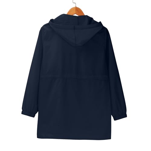Chaqueta softshell impermeable transpirable con capucha y cremallera para mujer elegante 5