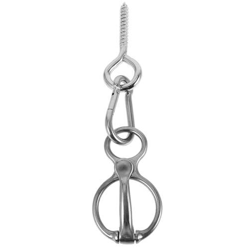 BESPORTBLE Horse Tack Supplies Horse Tie Ring Sturdy Cross Tie Equestrian Accessory