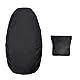 ZIYUEZIKUN Sitzbankabdeckung,Motorrad Sitzbankbezug Oxfordtuch + PU Tuch, Motorrad Roller Moped Sitzbezug Sitz Motorradbezug Leichte Sitzbezug Outdoor Wasserdicht Regen Staub UV Schutz (XXL, Black)