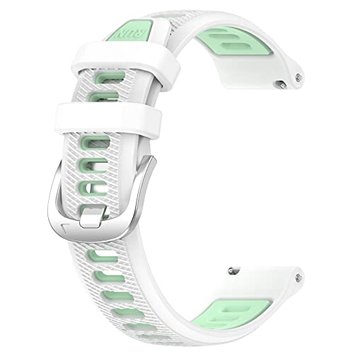 Pulsera de 22 mm compatible con Garmin Forerunner 265 pulseras mujer hombre deporte impermeable correa de repuesto de silicona para Garmin Forerunner 265 pulsera de reloj