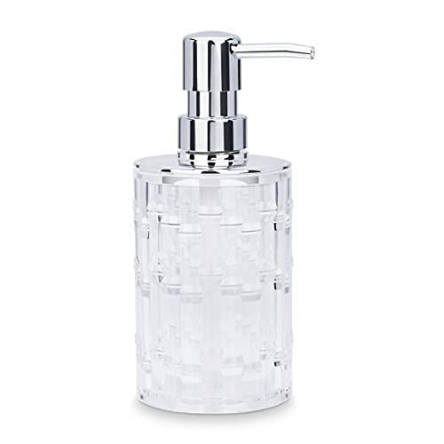 Haus Concept - Porta Sabonete Líquido e Álcool Gel Square 350 ml - Cristal