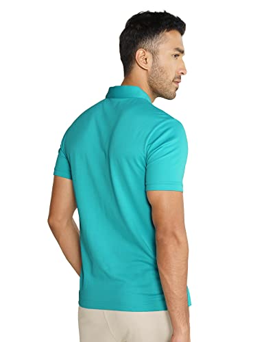 Image of DAMENSCH Constant Men's All-Degree Thermoregulating Pique Contrast Neck Polo T-Shirt