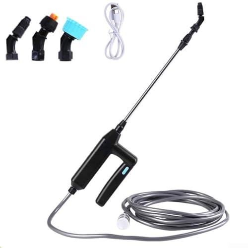 Pulverizador eléctrico automático del sistema de riego con el tubo para el riego eficiente del jardín y la limpieza (8m)