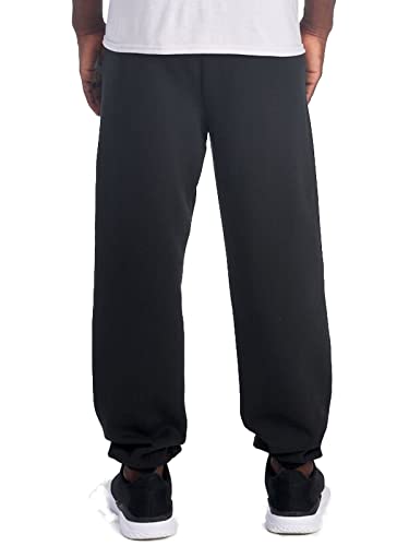 Jerzees Mens Fleece Sweatpants, Elastic Bottom - Black, Medium Us #TOP3
