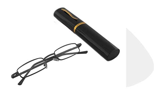 Image of Unisex Rectangular Metal Full Frame Power Reading Glasses