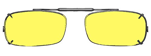 Visionaries Clip on Enhancing Glasses - True Rec - Black Frame - 54 x 31 Eye